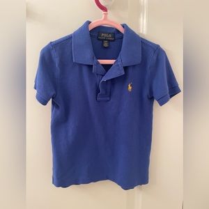 Ralph Lauren rich blue polo.